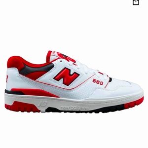 NEW BALANCE | BB550 STA UNISEX M6/W7.5 RED WITH BLACK